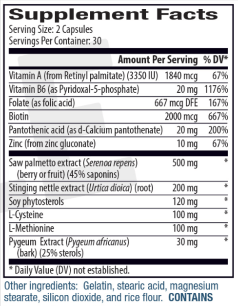 Hair-Revital-X-Ingredients-Supplement-Facts