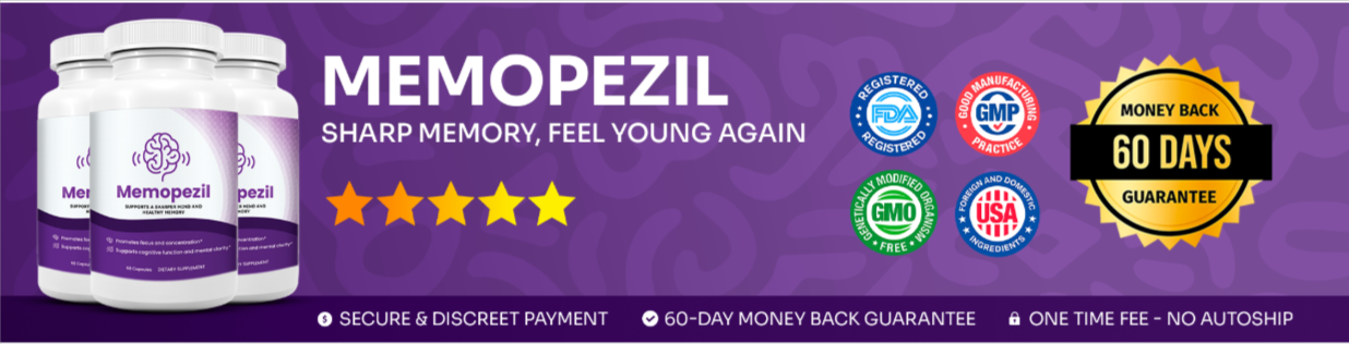 Memopezil benefits certificate